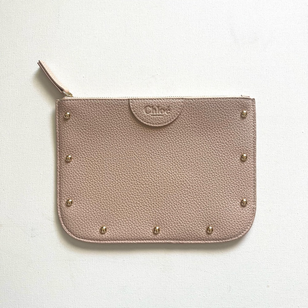 Chloé Parfums Light Pink Cosmetic Case Makeup Bag Toiletry Pouch